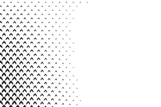 resumen negro y blanco geométrico modelo con desvanecimiento puntos vector