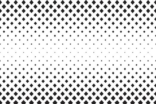 Abstract black and white diamond pattern with gradient effect vector