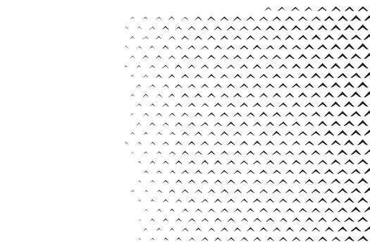 Abstract geometric pattern with fading chevron design vector