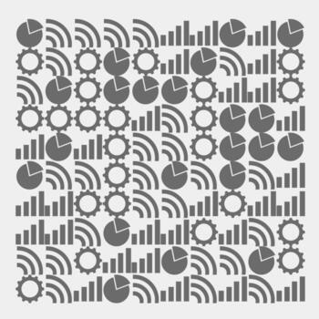 Technology Icon Pattern vector
