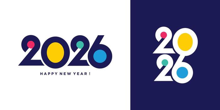 2026 design element with creative concept design for business vector