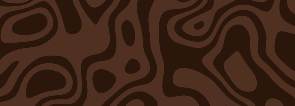 Brown abstract drizzle background with organic wavy lines and fluid shapes. Perfect for packaging, textiles, and digital design projects. Stock illustration in abstract style. vector