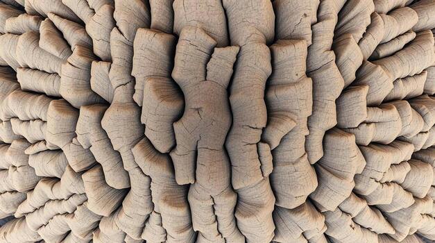 A close up of a tree trunk with many different patterns photo