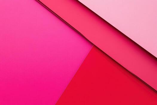 Vibrant shades of pink in layered paper display for creative projects photo