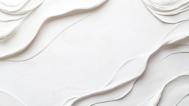 Textured white surface with flowing lines creating a modern aesthetic design photo
