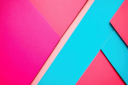 Bright paper patterns create vibrant design elements for crafts and projects photo