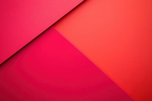 Vibrant red and pink geometric patterns create visual interest and depth photo