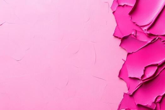 Colorful pink paper texture with peeling layer in creative design concepts photo