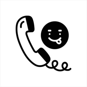 Solid icon prank vector