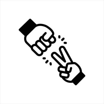 Solid icon conjecture vector