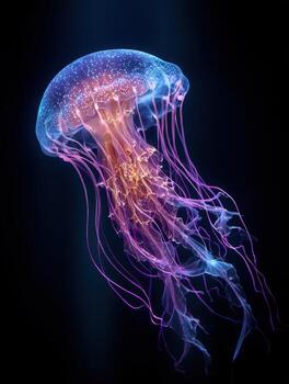 The Otherworldly And Fluid Motion Of A Jellyfish photo