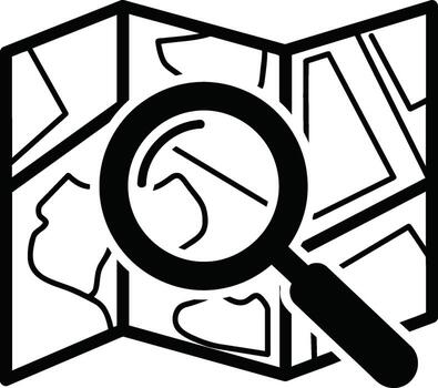 Map Exploration and Location Finding. vector