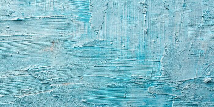 Blue paint texture background with rough surface photo