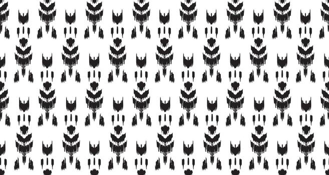 Black and white geometric pattern design vector