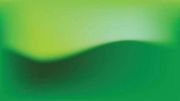 A green background with a wave pattern vector