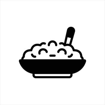 Solid icon sour-milk vector