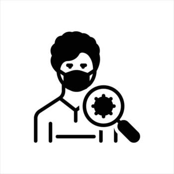 sólido analítica icono vector