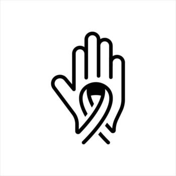 Solid icon prevent vector