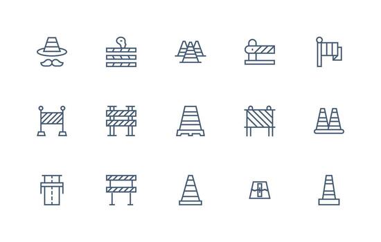 Regular Line Icons from UnnamedKeyword Set with 15 Vectors