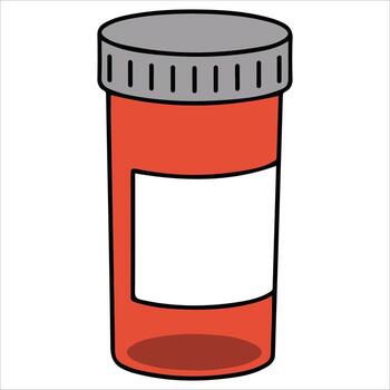 harmaceutical container graphic plain backdrop vector