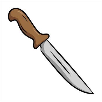 whimsical chef's cutting tool graphic plain background vector