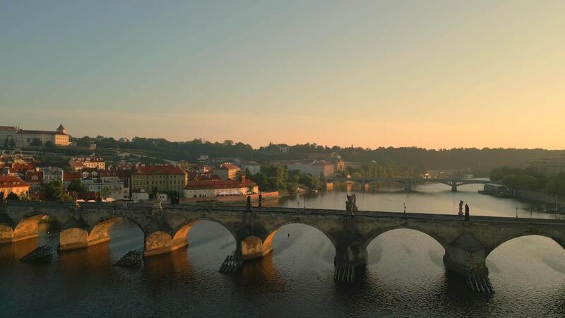 Vltava River Panorama