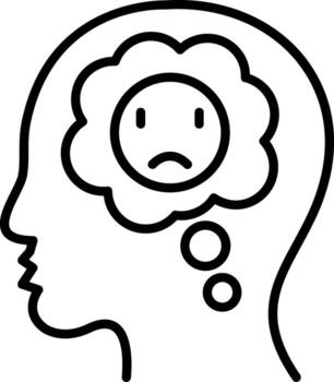Negative Thinking Pattern vector