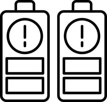 Battery Low Warning vector