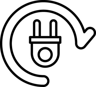 Utility Charging Plug vector