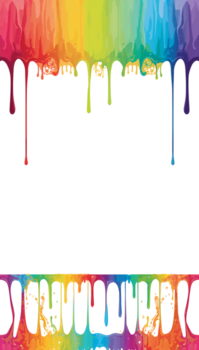 vibrerande spektrum av färger cascading skapande ett isolerat transparent bakgrund med vätska png