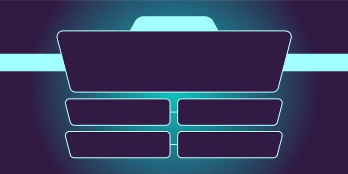 Trivia quiz question answer interface template with multiple choice menu bar ui challenge frame background test contest retro game show design competition layout vector