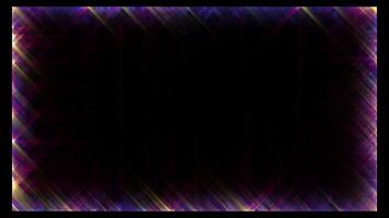 Abstract glowing frame digital rendering with filmstrip elements video