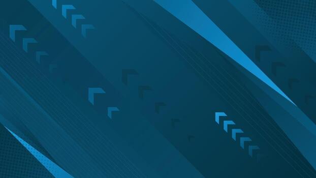 moderno resumen antecedentes presentando azul degradado tonos con diagonal rayas y flecha elementos. Perfecto para negocio, tecnología, presentaciones, y creativo digital proyectos vector