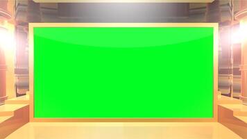 Chroma key celebration background with sparkling effects and gold frame motion graphics for presentations video