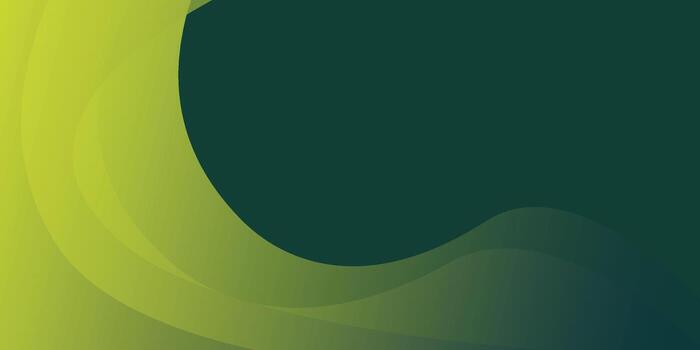 a green and yellow background with a wave pattern vector