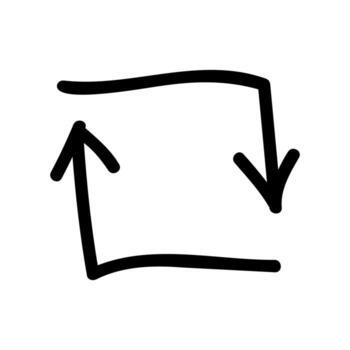 Simple black icon with a theme button, repeat playlist vector