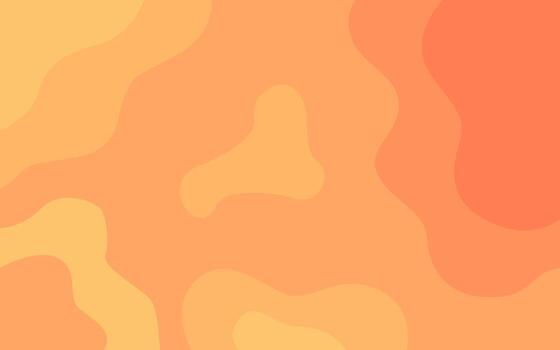 un resumen pastel gota modelo antecedentes con suave orgánico formas en calentar naranja y amarillo tonos Perfecto para utilizar en carteles, pancartas, presentaciones, fondos de pantalla, web diseño, y digital plantillas vector