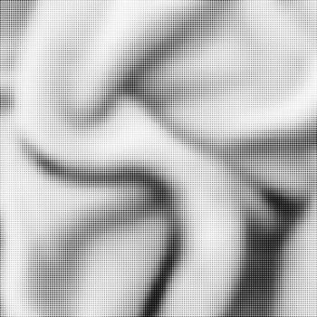 Halftone Pattern. Set of Dots. Dotted Texture on White Background. Overlay Grunge Template. Distress Linear Design. Fade Monochrome Waved Points. Pop Art Backdrop. vector