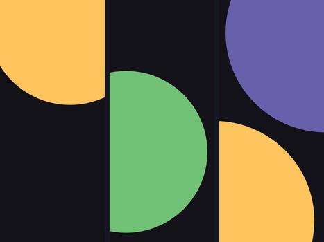 resumen vistoso geométrico gota forma plano diseño vector