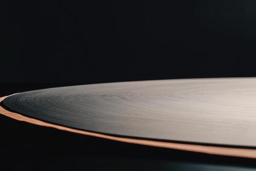 artesanía brilla mediante curvo madera conformado dentro un pulcro diseño foto