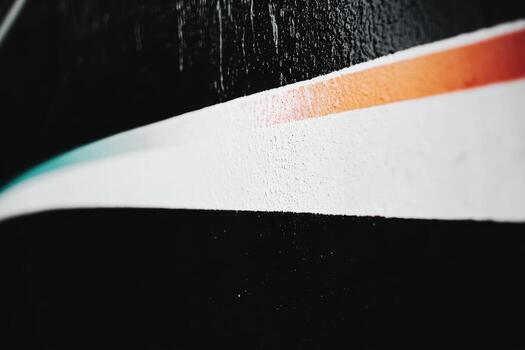 Vibrant abstract art featuring bold colors on a textured surface photo