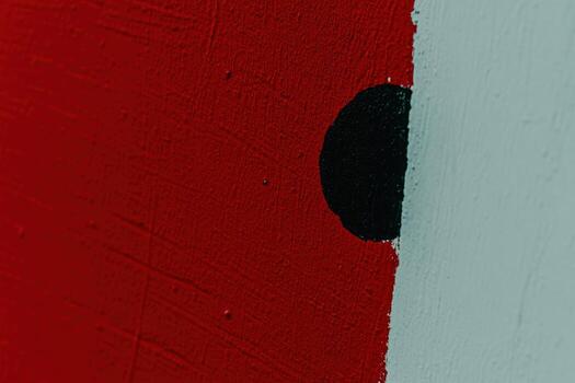 Abstract view of colorful paint textures and patterns on a surface photo