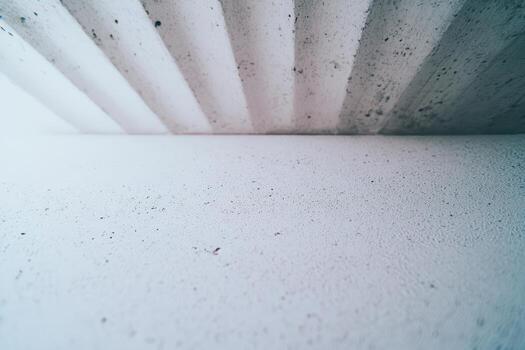 Concrete textures and lines create an abstract composition indoors photo