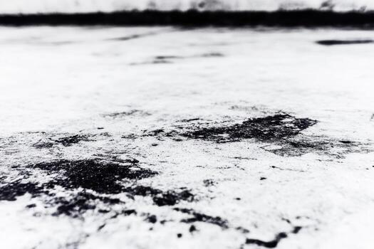 Textured surface reveals intricate patterns in black and white tones photo