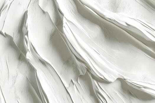 Textures of white marble showing elegant curves and smooth lines in natural form photo