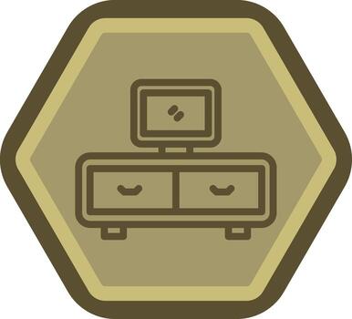 Table Flat UI Form vector