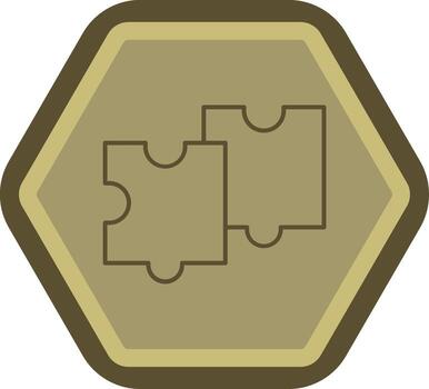 Puzzle Sharp Line Mark vector