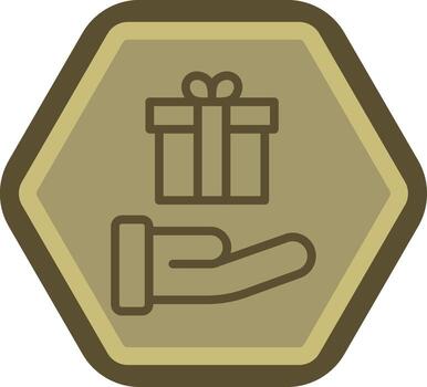 presente mínimo ui elemento vector