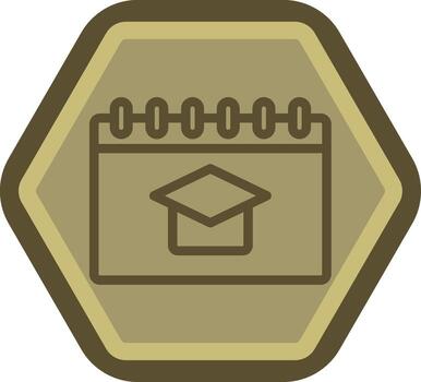 calendario mínimo ui elemento vector