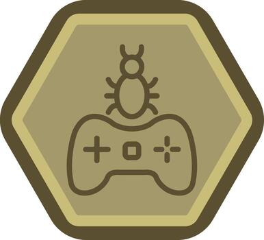 Bug Report Abstract UI Visual vector